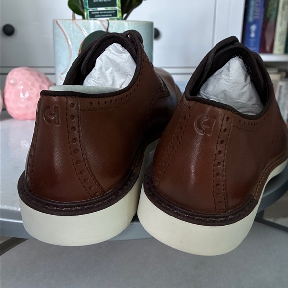 Cole Haan Men's Go-to Plain Toe Oxford British Tan - Picture 4 of 6